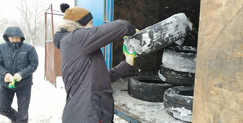 В Рыбинске открылся специализированный пункт утилизации покрышек
