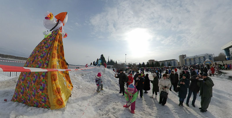 Масленичная неделя на Красной площади в Рыбинске