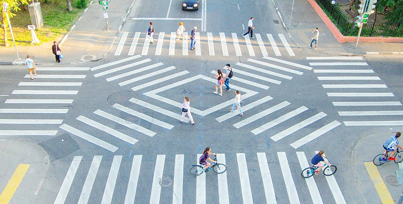 Виды переходов. Пешеходный переход. Пешеходный перекресток. Перекресток по диагонали. Пешеходный переход на перекрестке.