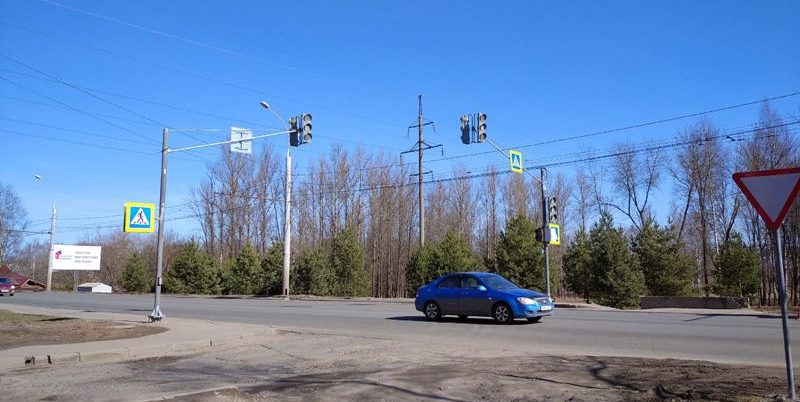 Два новых светофора в Рыбинске