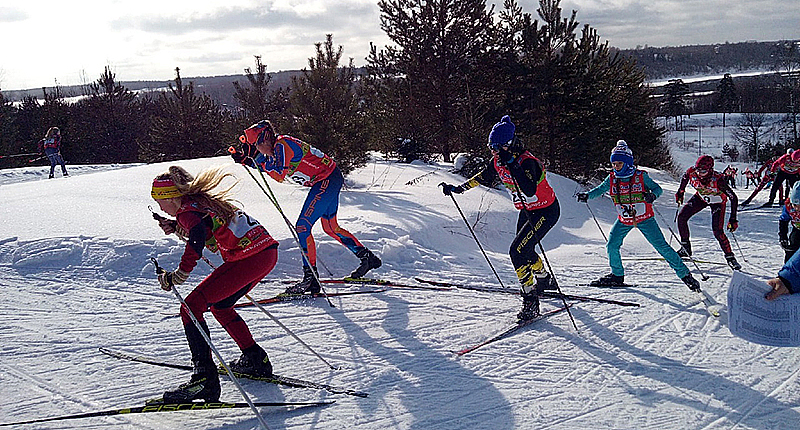В Рыбинске состоялись лыжные гонки среди школ