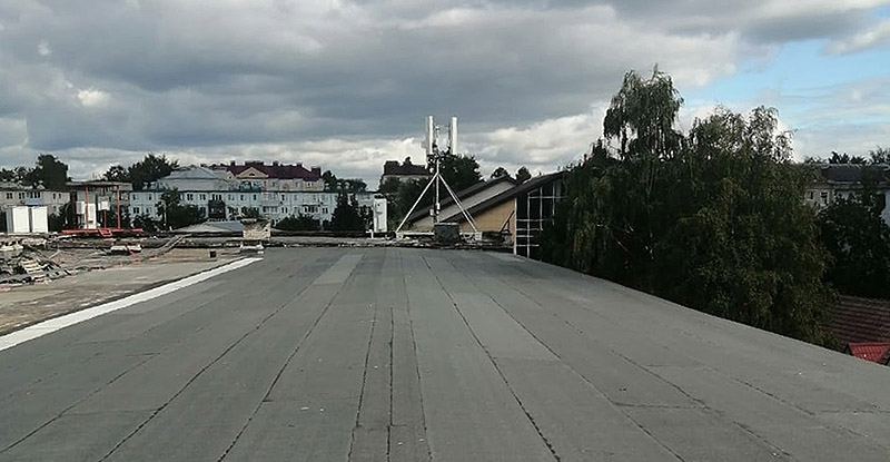 В Рыбинске отремонтировали крышу лукодрома
