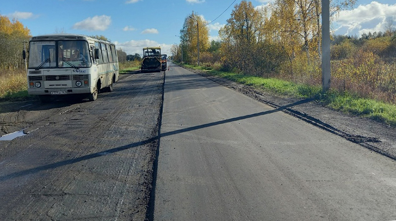 РУМСР ремонтирует улицу Ошурковскую в Рыбинске
