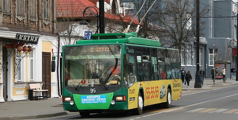 В Рыбинске троллейбус соберет вторсырье