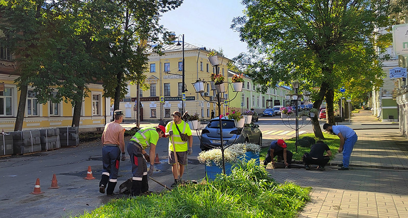 В Рыбинске ремонтируют улицу Бородулина