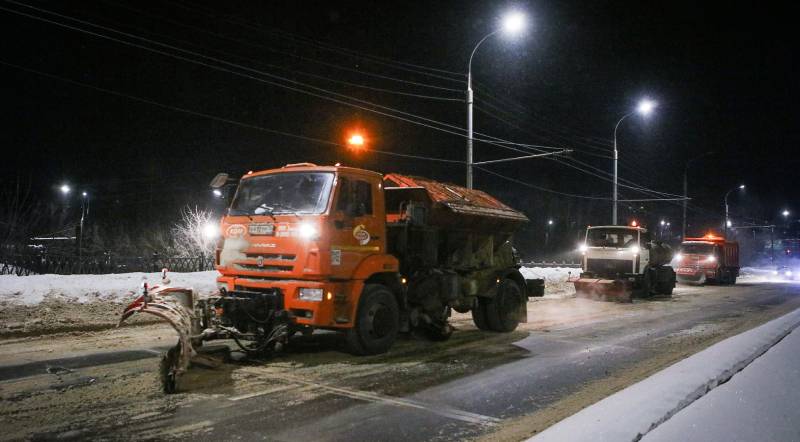 Снег в Рыбинске вывозят по ночам