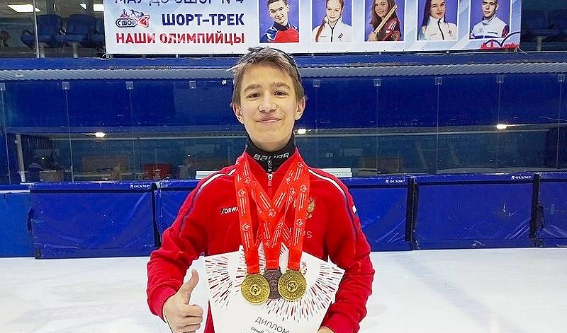 Рыбинец взял медали всероссийской Спартакиады по шорт-треку