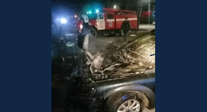В пожаре на ул. Танкистов пострадал мужчина