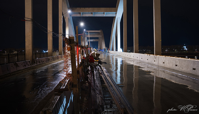 Ночные перекрытия моста пройдут с 20 по 24 мая