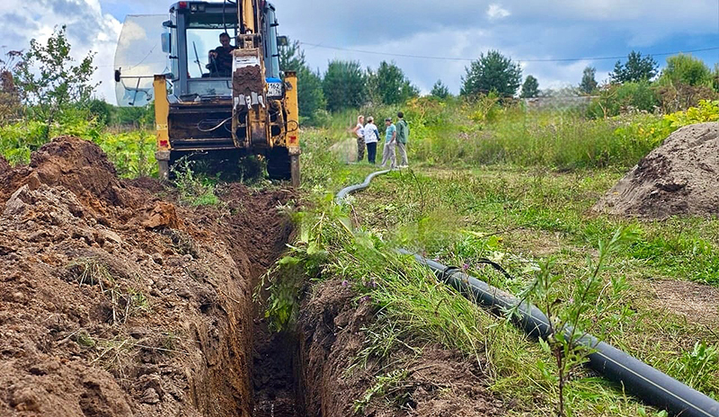 Началось строительство газопровода в Рыбинском районе