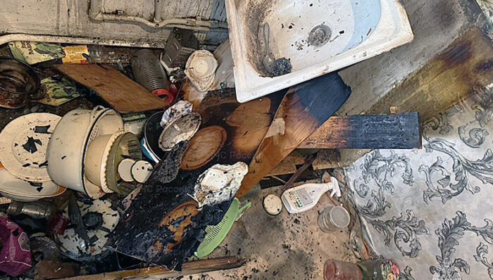 пожар кухня