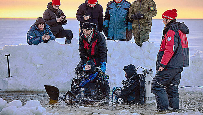 дайверы студенты рыбинское водохранилище