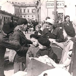 эвакуация детей из Ленинграда