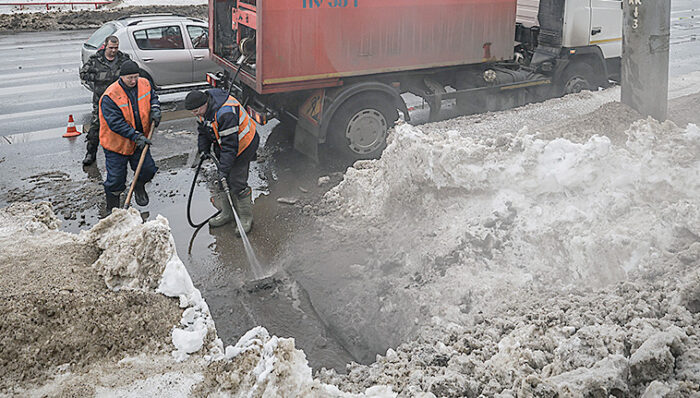ливневки промывают дэс