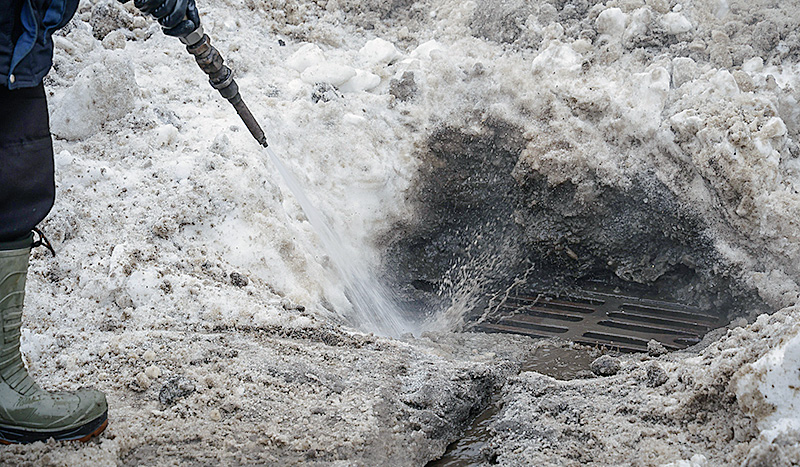 ливневки промывают дэс