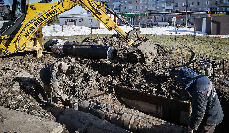 теплоресурс раскопки трубы