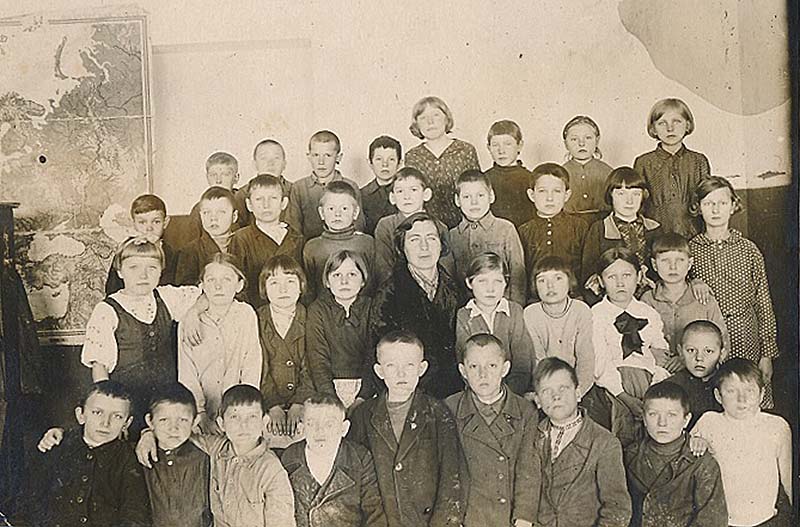 третьеклассники школы №37, 1943 год