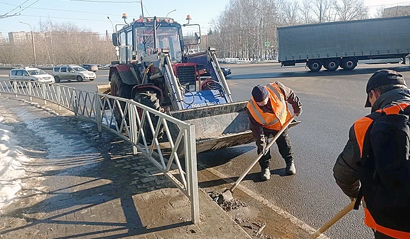 уборка дорог смет