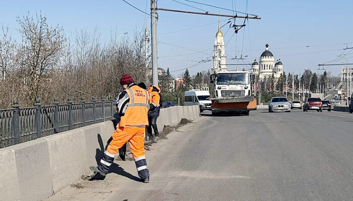 уборка дороги дэс