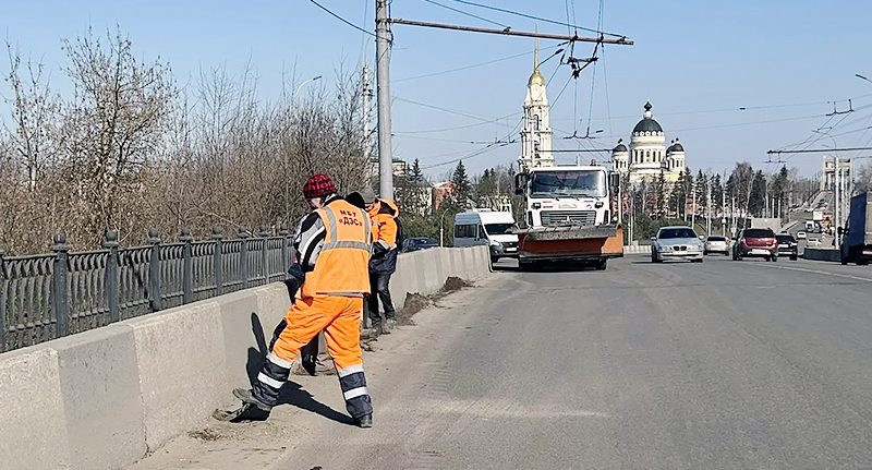 уборка дороги дэс