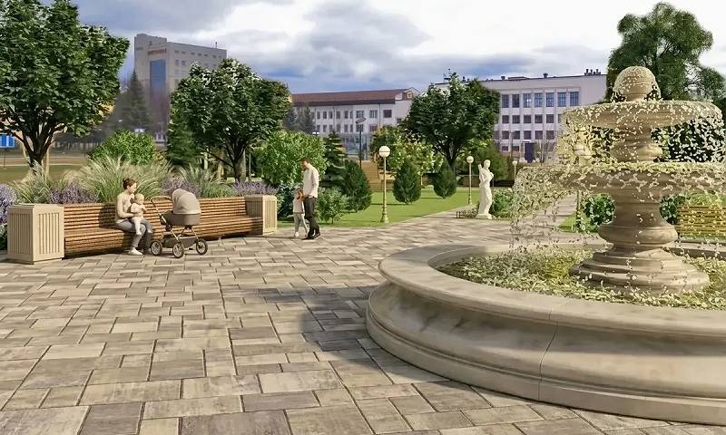 эскиз парка на рапова