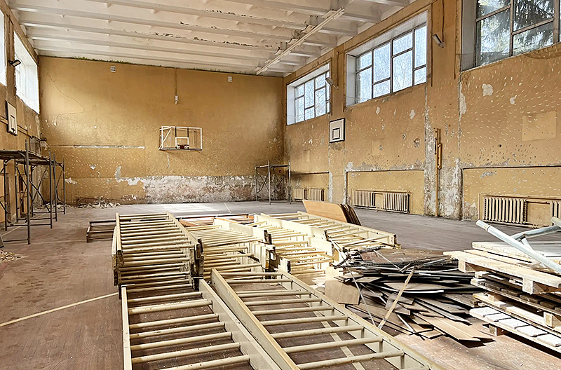 лицей спортзал капремонт