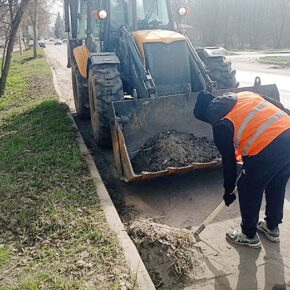 уборка смет прибордюрка