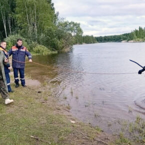 водолаз проверка пляжа