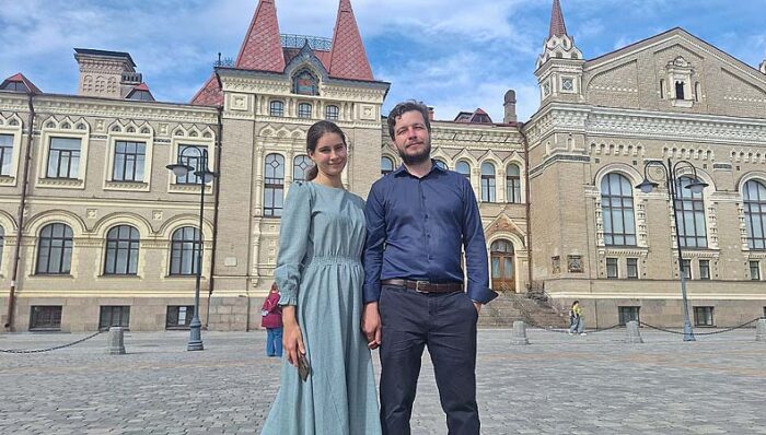 Софья и Алексей на Красной площади