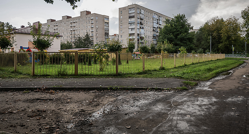 Тротуар на Кольцова детский сад
