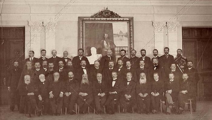 Члены Рыбинской городской думы. 1890-е гг.